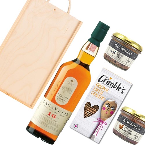 Lagavulin 16 Year Old Single Malt Whisky 70cl And Pate Gift Box